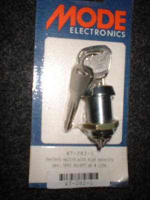 Mode Electronics lock and key